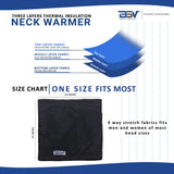 BSV Neck Warmer - Three-Layer Neck Insulation Cover – Windproof Thermal Winter Neck Gaiter for Men & Women – One Size, Black